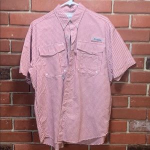 Columbia short sleeve button up